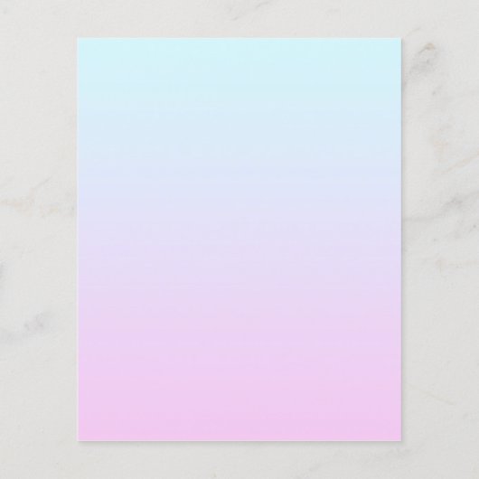 Roze en blauwe pastel gradiënt achtergrond (Achterkant)