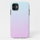 Roze en blauwe pastel gradiënt achtergrond Case-Mate iPhone case (Achterkant)