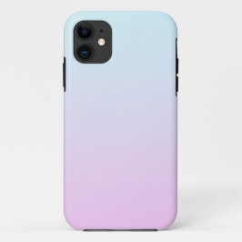 Roze en blauwe pastel gradiënt achtergrond Case-Mate iPhone case