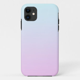 Roze en blauwe pastel gradiënt achtergrond Case-Mate iPhone case