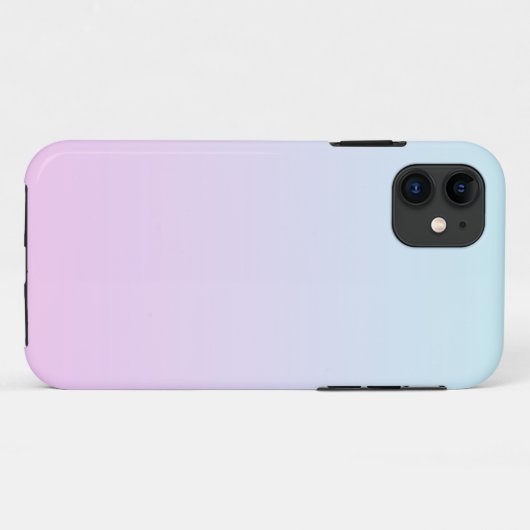 Roze en blauwe pastel gradiënt achtergrond Case-Mate iPhone case (Achterkant (horizontaal))