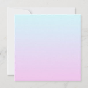 Roze en blauwe pastel gradiënt achtergrond feestdagenkaart
