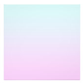 Roze en blauwe pastel gradiënt achtergrond foto afdruk (Voorkant)