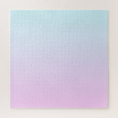 Roze en blauwe pastel gradiënt achtergrond legpuzzel (Verticaal)