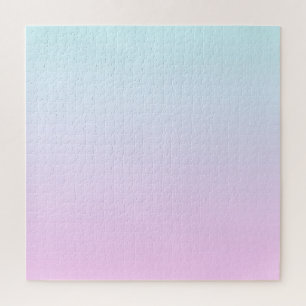 Roze en blauwe pastel gradiënt achtergrond legpuzzel