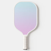 Roze en blauwe pastel gradiënt achtergrond pickleball paddle (Achterkant)