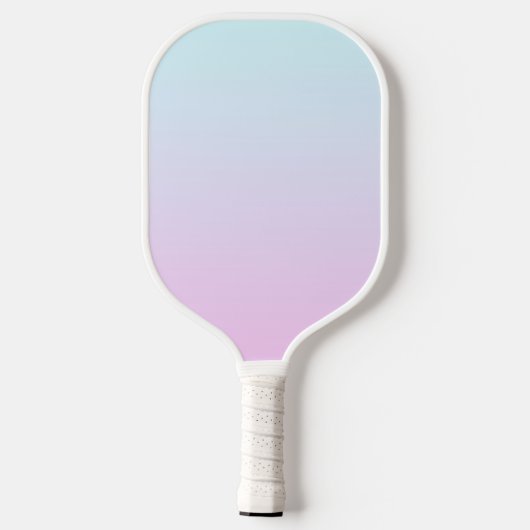 Roze en blauwe pastel gradiënt achtergrond pickleball paddle (Achterkant)