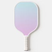 Roze en blauwe pastel gradiënt achtergrond pickleball paddle (Voorkant)