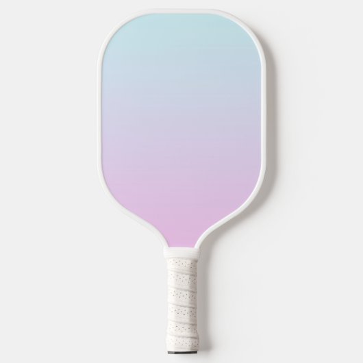 Roze en blauwe pastel gradiënt achtergrond pickleball paddle (Voorkant)