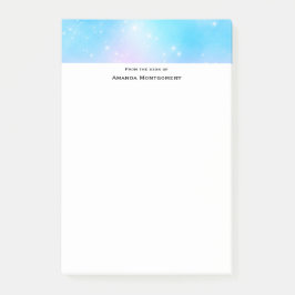 Roze en Blauwe Pastel Gradient Sky Post-it® Notes