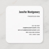 Roze en Blauwe Pastel Gradient Sky Vierkante Visitekaartje (Achterkant)