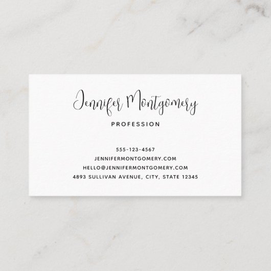 Roze en Blauwe Pastel Gradient Sky Visitekaartje (Achterkant)