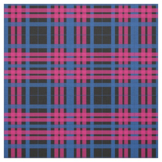 Roze en blauwe patroonstructuur stof (Swatch)