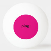 roze en blauwe pingpongbal (Achterkant)