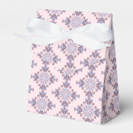 Roze en Blauwe Plus Teken en Diamant Kaleidoscoop Bedankdoosjes