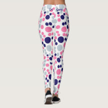 Roze en Blauwe Polka Dot