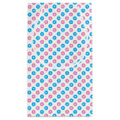 Roze en blauwe ringen klein cadeauzakje (Achterkant)