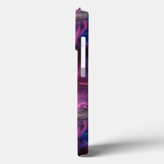 Roze en blauwe rook abstract Case-Mate iPhone case (Achterkant / Links)