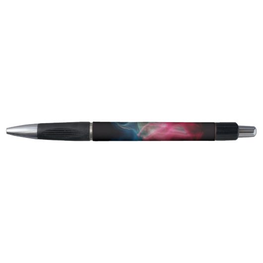 Roze en blauwe rook abstract pen (Voorkant)