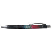 Roze en blauwe rook abstract pen (Bovenkant)