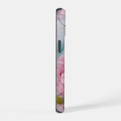 Roze en blauwe Rozen iPhone 15 Case (Rechterkant)