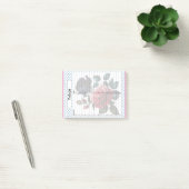 Roze en Blauwe Rozen Te Doen Lijst Post-it® Notes (Kantoor)