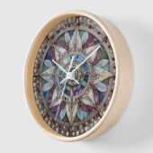 Roze en Blauwe Sapphires Diamanten Parels Mandala (Hoek)
