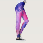 Roze en blauwe schilderplaat leggings (Rechts)