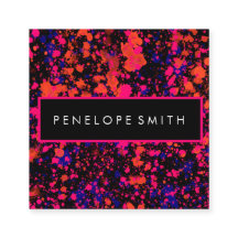 Roze en blauwe schilderplaat