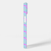 Roze en blauwe schildpad Apple iPhone Case (Achterkant / Rechts)