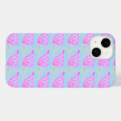 Roze en blauwe schildpad Apple iPhone Case (Achterkant (horizontaal))