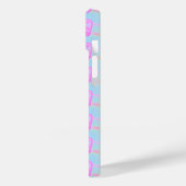 Roze en blauwe schildpad Apple iPhone Case (Achterkant / Links)