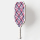 Roze en blauwe spellen pickleball paddle (Links)