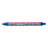 roze en blauwe stalen pen (Voorkant)