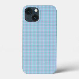 Roze en blauwe stip Editable Barely Er telefoontas Case-Mate iPhone Case