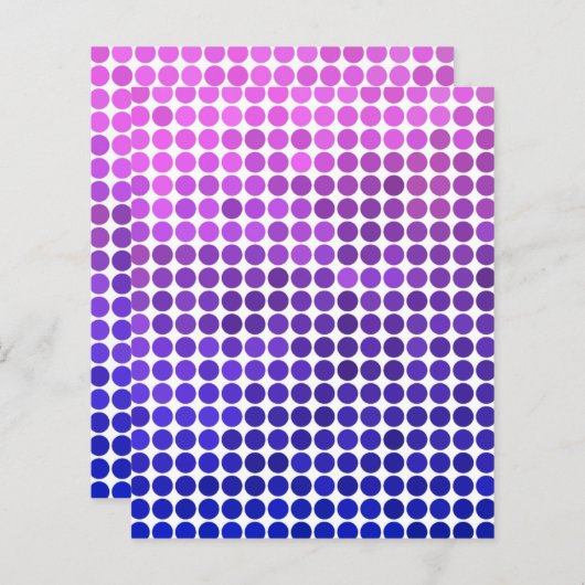 Roze en blauwe Stippen (Voorkant / Achterkant)