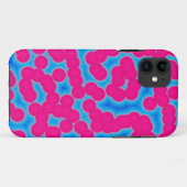 roze en blauwe stippen draagtas Case-Mate iPhone case (Achterkant (horizontaal))