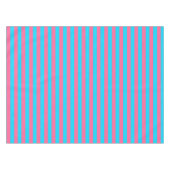 Roze en blauwe strepen ontwerp tafelkleed (Voorkant (Horizontaal))