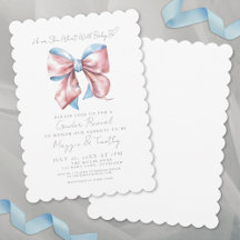 Roze En Blauwe Strik Geslacht Reveal