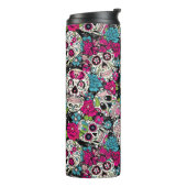 Roze en blauwe suiker thermosbeker (Gedraaid links)