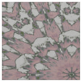 Roze en Blauwe Swirl Patterned Fabric Stof (Close Up)