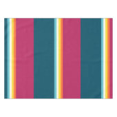 Roze en blauwe tinten Streep Tafelkleed (Voorkant (Horizontaal))
