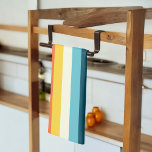 Roze en blauwe tinten Streep Theedoek<br><div class="desc">Stijl uw keuken met deze uniforme strepen art keukenhanddoeken en deel uw feedback met ons. Gelukkig winkelen</div>