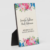  roze en blauwe ventilatorgrens fotoplaat (Zijkant)