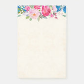 roze en blauwe ventilatorgrens post-it® notes (Voorkant)