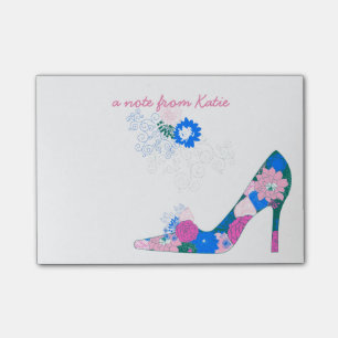 Roze en blauwe ventilatorschoen post-it® notes