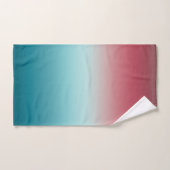 Roze en blauwe verloopdusty Roos Aqua & Blauwgroen Bad Handdoek (Handdoek)