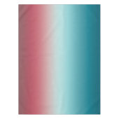 Roze en blauwe verloopdusty Roos Aqua & Blauwgroen Tafelkleed (Voorkant)
