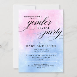 Roze en blauwe virtuele sekse onthullen kaart