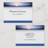 Roze en blauwe Visitekaartje (Voorkant / Achterkant)